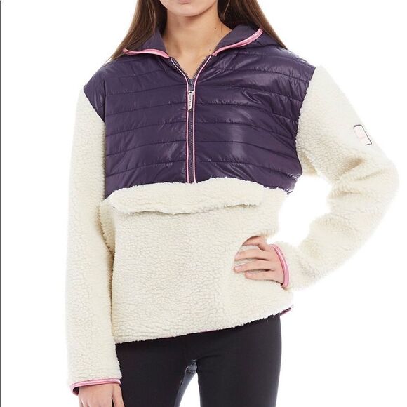 Ivory Ella Sherpa Jacket - Picture 1 of 9